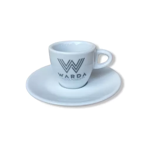 Espresso csésze+alj Warda logóval 
